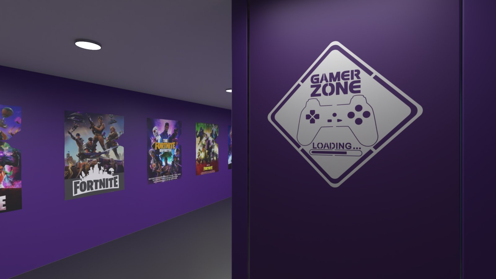 Gamer Zone Entrance