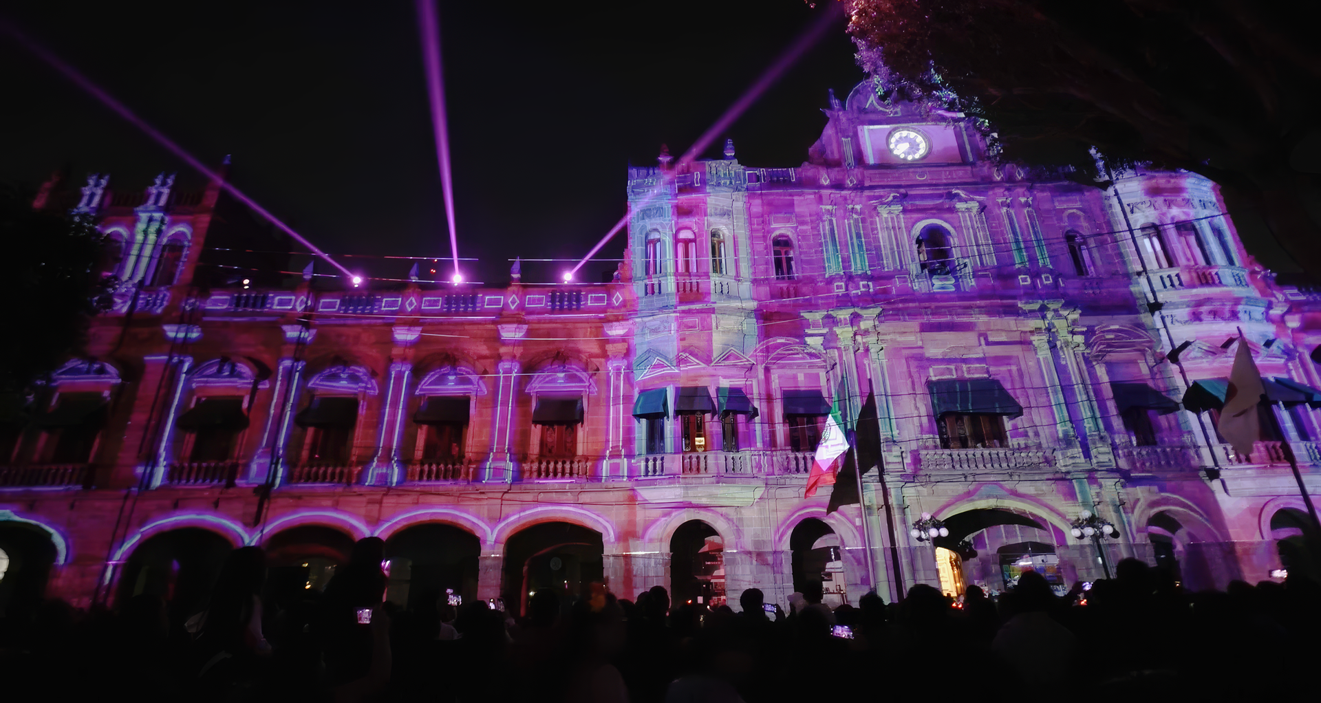 City Hall VideoMapping - Day of the Dead